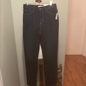 Liz Claiborne Dark Indigo Straight Leg Jeans